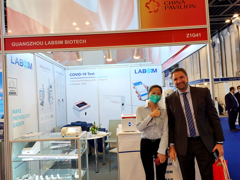【展會迴(hui)顧】藍(lan)勃生物精(jing)綵亮(liang)相2022 MEDLAB Middle East
